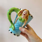 Vintage Pair of Novelty Mermaid Mugs