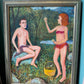 Vintage Original Framed “Couple by a Riverbank 2” Artwork