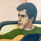 Vintage 1991 Original Artwork Titled "The Tickets Will Sell Like Hotcakes" by Juan Cardozo