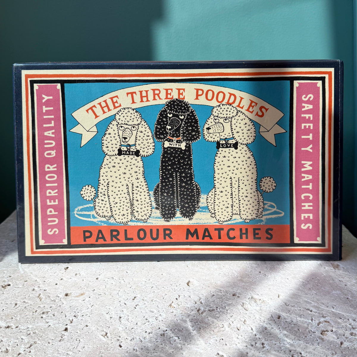 The Three Poodles Giant Safety Matches by Archivist