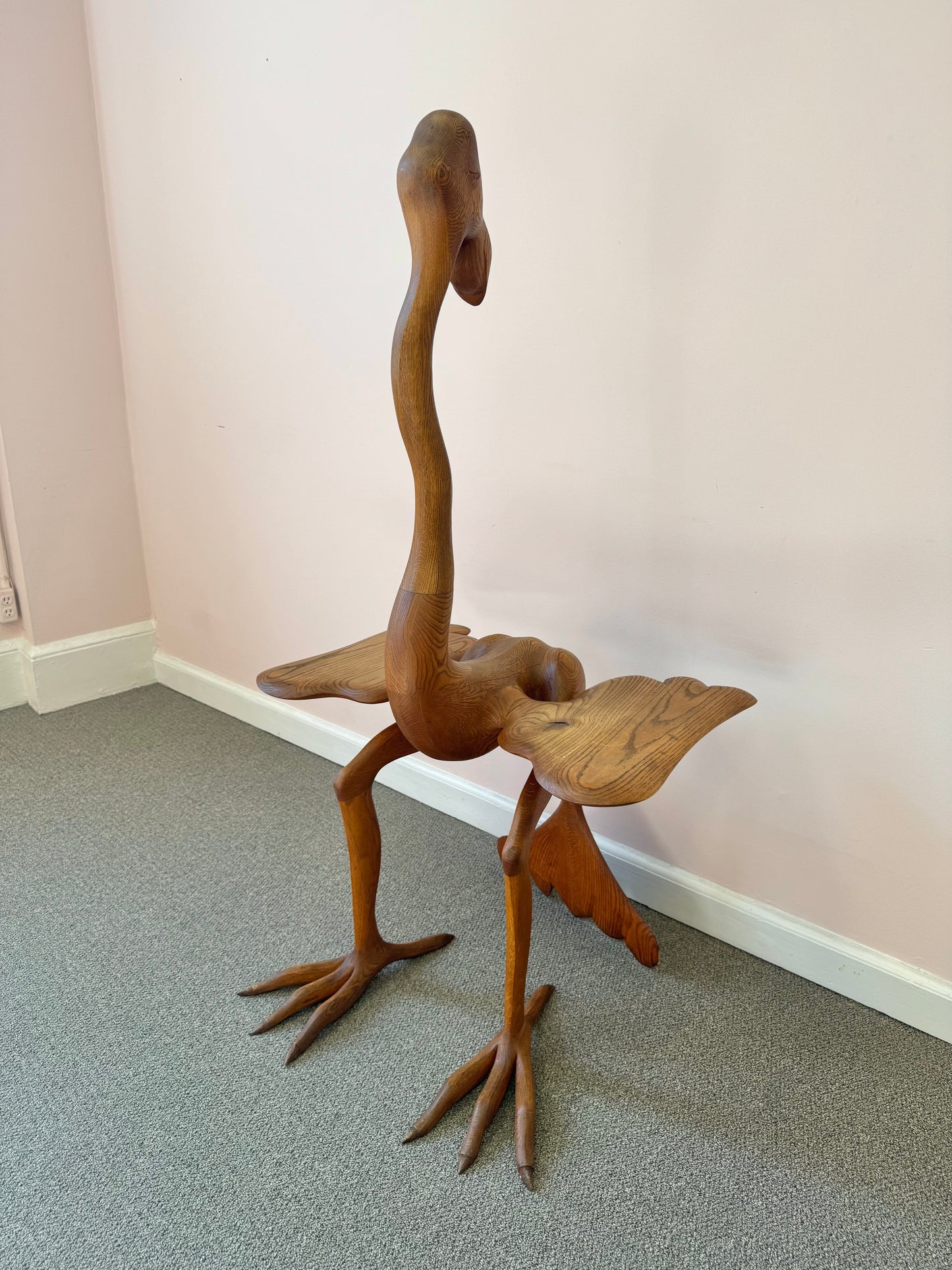 1980 Andrew Willner Ostrich Table/Signed and Dated