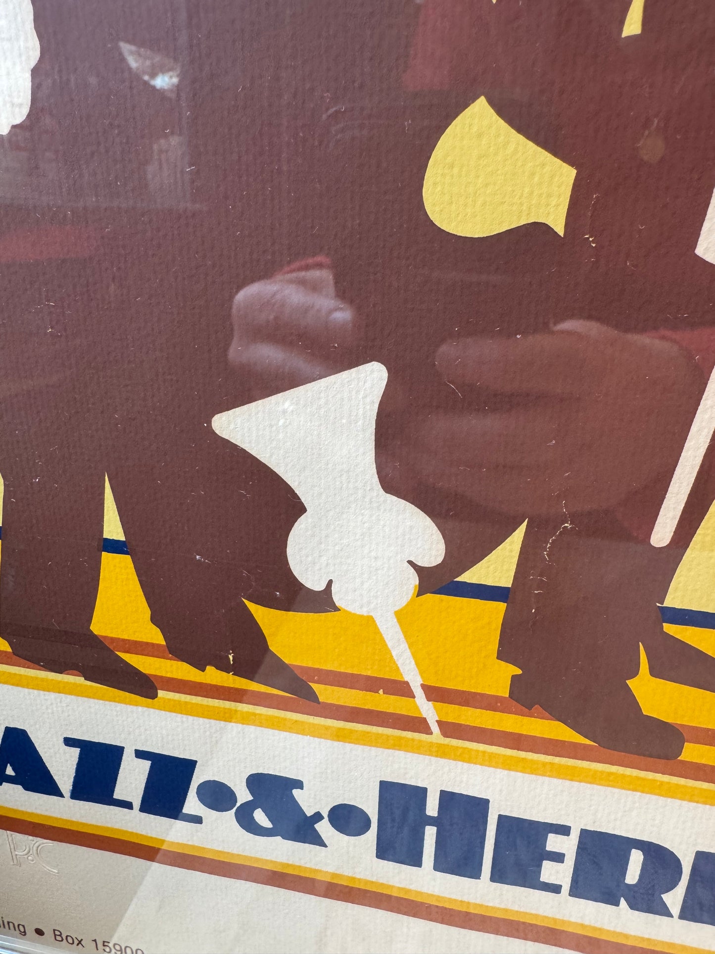 Vintage 1977 Limited Edition New Orleans Jazz & Heritage Poster Signed and Numbered