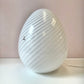 Vintage Large Vetri Murano Glass Egg Lamp