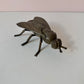 Vintage Large Bronze Toned Metal Fly Ashtray