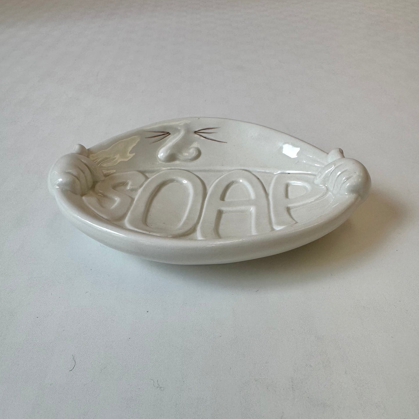 Vintage Fitz and Floyd ‘Great Faces’ Soap Dish