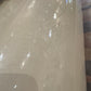 Vintage Square Waterfall Edge Taupe Lacquer Coffee Table