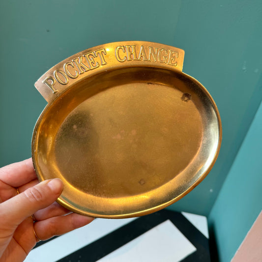 Vintage Brass ‘Pocket Change’ Catchall