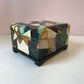 Vintage Postmodern Mosaic Style Storage Box