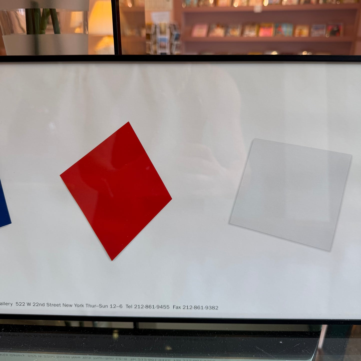 Vintage Ellsworth Kelly Framed Exhibition Poster