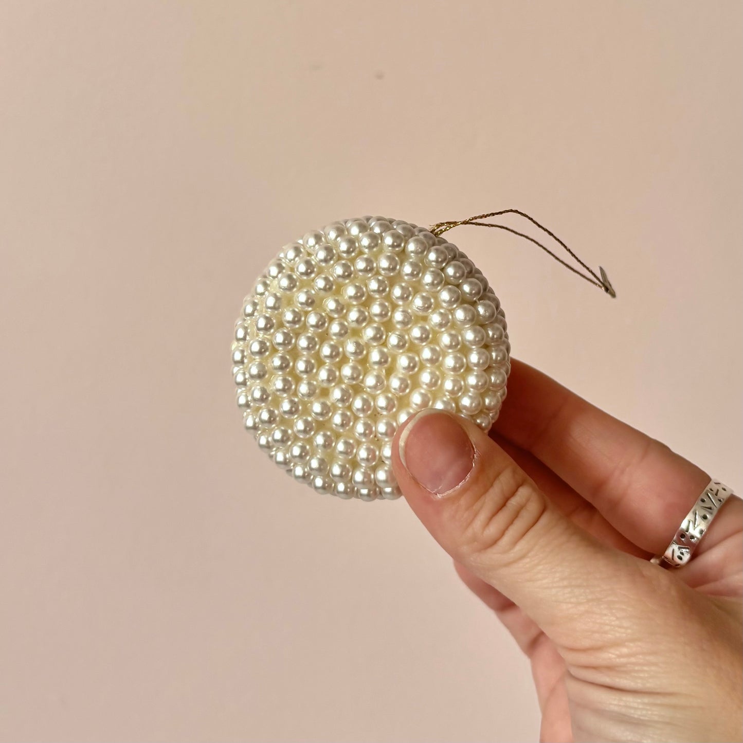 Vintage Faux Pearl Ornaments