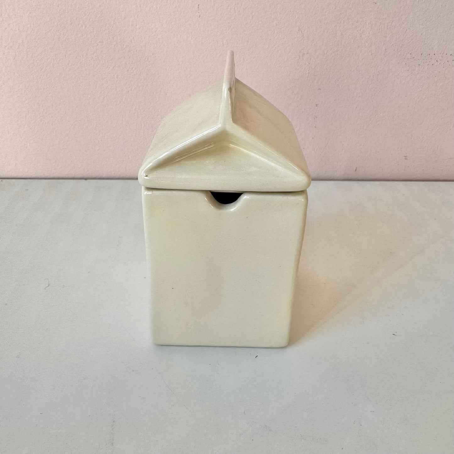 Vintage Ceramic Carton Sugar Dish