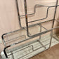 DIA Chrome and Glass Nesting Etagere