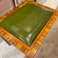 Vintage Carlton House Style Marquetry Writing Desk and Stool