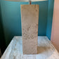Mid Century Travertine Lamp