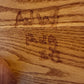Pair of 1980 Andrew Willner Figure Chairs/Signed and Dated
