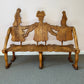 1980 Andrew Willner Three Person Bench/Signed and dated