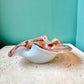 Vintage Murano Fratelli Toso Style Swirl Art Glass Bowl