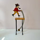 Vintage Folk Art Pendulum Lumberjack Sculpture