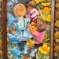 Vintage Small Original Framed "The Buttercup Day" 1982 Acrylic on Board Painting by Phyllis Londraville