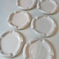 Vintage Set of 6 Ceramic Shrimp Appetizer Plates by Shafford Japan