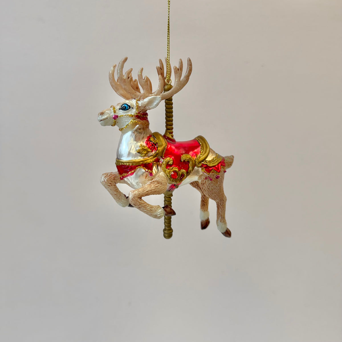 Reindeer Carousel Ornament