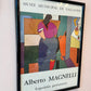 Vintage 1989 Alberto Magnelli Framed Exhibition Poster