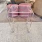 Vintage Lucite Rolling Shelf/Side Table