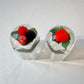 Vintage Set of 2 Lucite Berry Jars with Spoons by CL Designs Germany