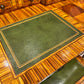 Vintage Carlton House Style Marquetry Writing Desk and Stool
