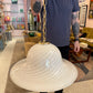 Vintage Large White Murano Glass Pendant Chandelier