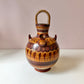 Vintage Handcrafted Mexican Tonala Clay Pottery Water Jug