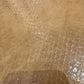 Vintage Karl Springer Style Faux Snake Embossed Console Table