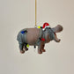 Ho Ho Hippo Wrapped in Lights