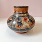 Vintage Hand Painted Mexican Tonala Pottery Vase
