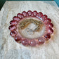 Large Vintage Pink Glass Boopie Dish
