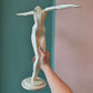 Vintage Art Deco Dramatic Posing Figure Statue