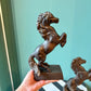 Pair of Vintage Metal Horse Bookends