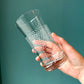 Vintage Mid-Century Georges Briard Highball Textured Dot Glasses - Set of 6 or 5