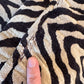 Vintage Velvet Tiger Slipper Chair