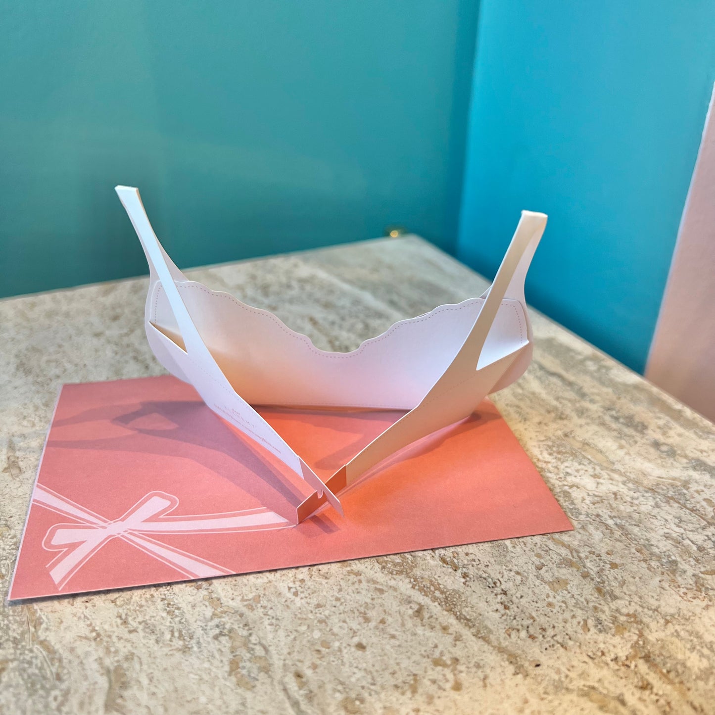 Bravo! Pop-up Bra Greeting Card
