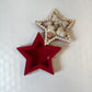 Vintage Shell Encrusted Star Shaped Box