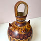 Vintage Handcrafted Mexican Tonala Clay Pottery Water Jug