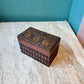 Vintage Hand Carved Polish 2 Deck Playing Card Box