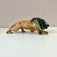 Vintage Mid Century Ceramic Lion Statue