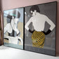 Vintage Framed "Untitled #103" Serigraph Print by Patrick Nagel