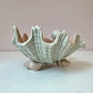 Vintage Fitz and Floyd Ceramic Footed Shell Dish