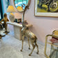 Vintage Extra Large Brass Giraffe 54.5"