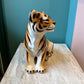 Vintage Italian Porcelain Tiger Cub Statue