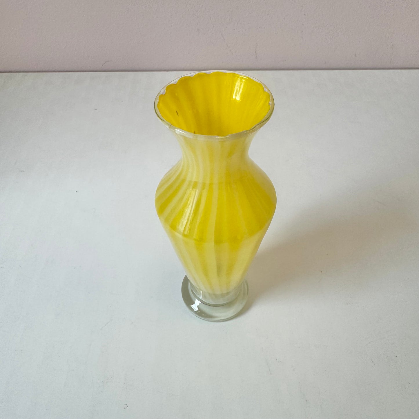 Vintage Murano Style Art Glass Bud Vase/Item