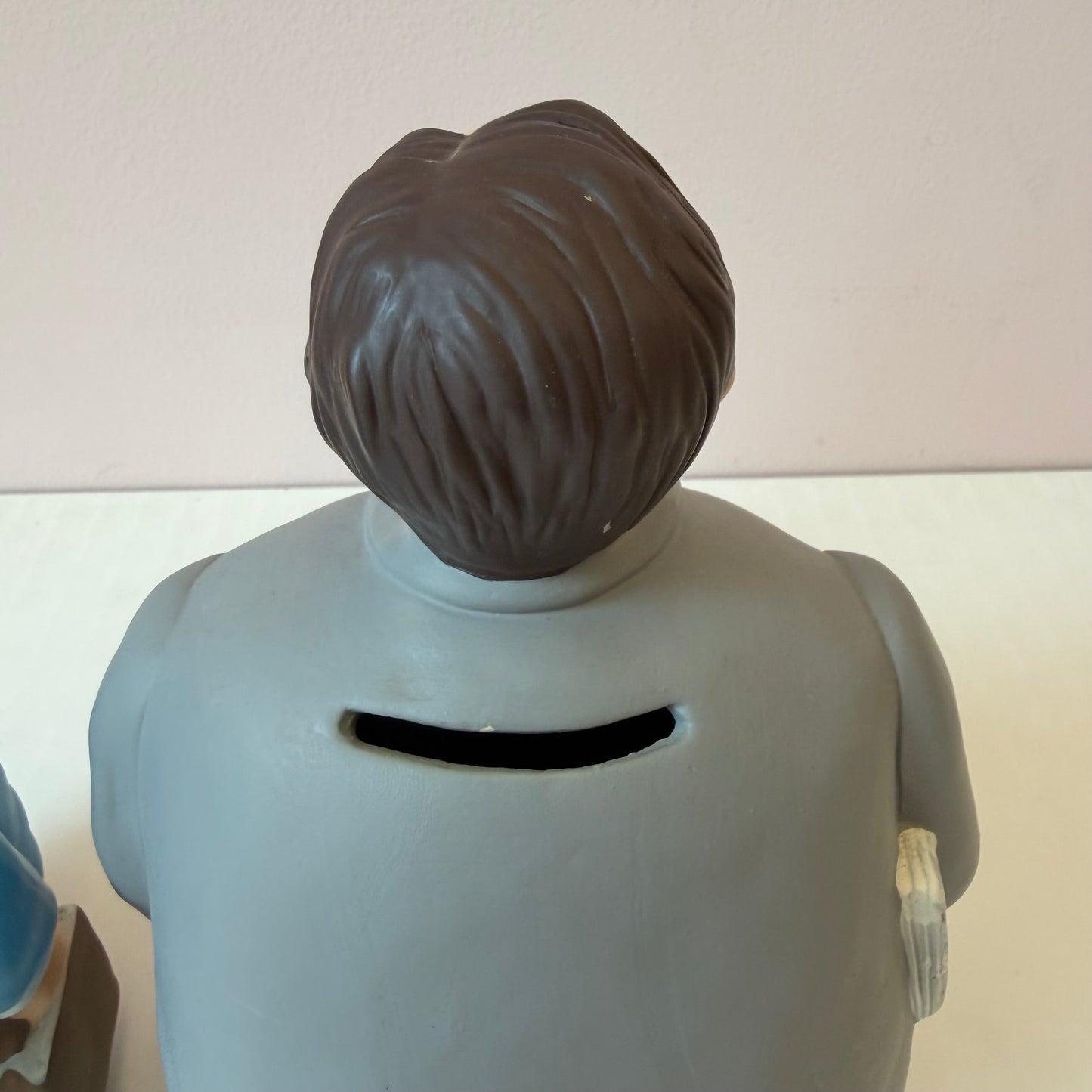 Vintage Chubby Business Couple Money Banks Attributed to L’Aquilone Italy
